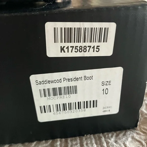 Thursday President Boot Saddlewood